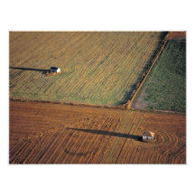USA, North Dakota, Washburn. Late light throws Art Photo