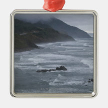 USA, Oregon, Coastline Christmas Tree Ornament