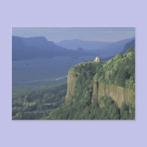 USA, Oregon, Columbia River Gorge NSA. View of postcards