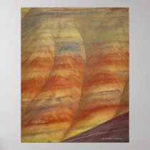 USA, Oregon, Mitchell, Painted Hills, Close-up Poster