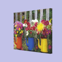 USA, Oregon, Portland. Antique enamelware canvas prints