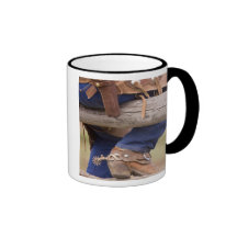 USA, Oregon, Seneca, Ponderosa Ranch. Cowboy Mugs