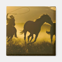 USA, Oregon, Seneca, Ponderosa Ranch. Fridge Magnet
