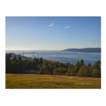 USA, Oregon, Washington, bridge over Columbia Post Card