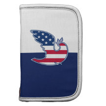 USA Patriotic Design Gift Folio Planner