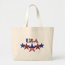 USA Patriotic tote bag