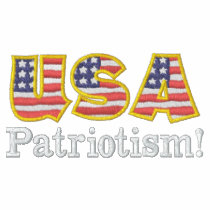 USA Patriotism! Logo B1 Embroidered Shirt