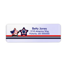 USA RETURN ADDRESS LABEL
