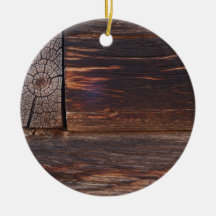 USA, Salmon, Idaho, Log Cabin Ornaments