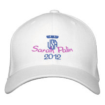 USA Sarah Palin 2012 Embroidered Baseball Cap