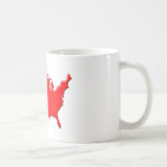 USA-shape-beds-A4 Coffee Mugs
