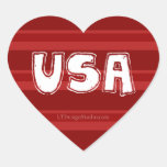 USA Sketch - Red Sticker
