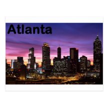 USA skyline at sunset (St.K) Post Card
