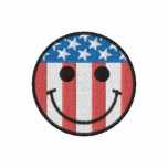 usa smiley face small polo