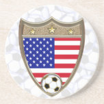 USA Soccer Beverage Coaster