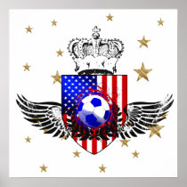 USA soccer t-shirts and gifts Print