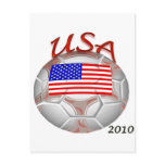USA Soccer with 2010 Post Card