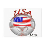USA Soccer with 2010 Postcards
