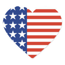 USA Stars And Stripes Star Flag Sticker