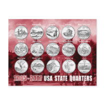 USA State Quarters (Coins) 2005 - 2007