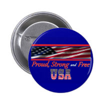 USA Strong buttons