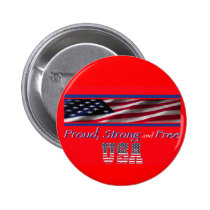 USA Strong buttons
