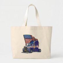 USA Truck Driver Canvas Bags