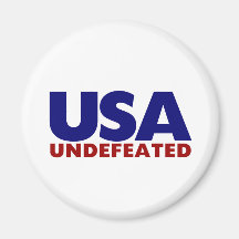 USA UNDEFEATED MAGNET