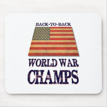 USA Undisputed back to back world war champions Mousepads