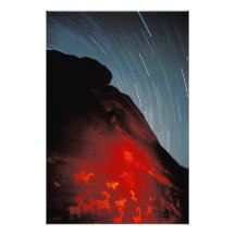 USA, Utah, Arches National Park, Petroglyphs Photo Print