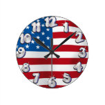 USA WALLCLOCK