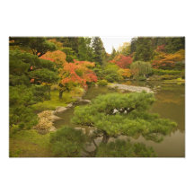USA, Washington State, Seattle. Japanese Art Photo