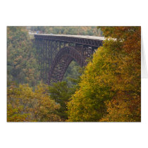 USA, West Virginia, Fayetteville. New River Greeting Card