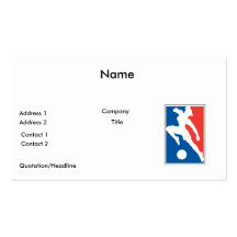 USA womens girls soccer Business Card Templates