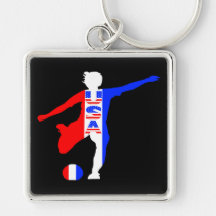 USA Women's Soccer Logo Key Chains
