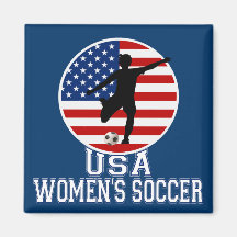 USA Women's Soccer Refrigerator Magnets