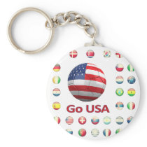 USA  World Cup 2010 South Africa Key Chains
