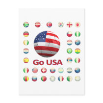 USA  World Cup 2010 South Africa Post Card