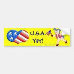 USA Yay! Bumper Sticker