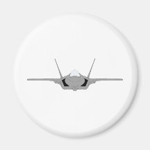 USAF F-22 Raptor - Head-On Fridge Magnet