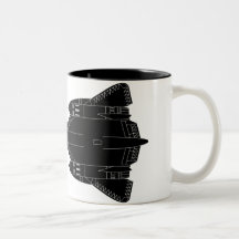 USAF SR71 Blackbird Silhouette Mug
