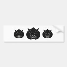 Usagi Kamon Bumper Stickers