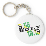 Usain Bolt Berlin 2 WR Jamaican Flag keychains