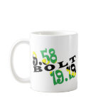 Usain Bolt Berlin 2 WR Jamaican Flag mugs