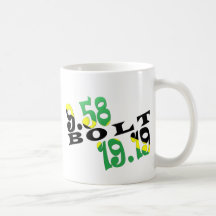 Usain Bolt Berlin 2 WR Jamaican Flag Mug