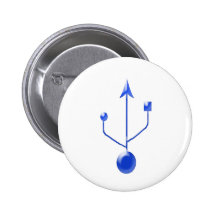 usb-b pinback button