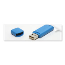 USB Thumb Drive Bumper Sticker