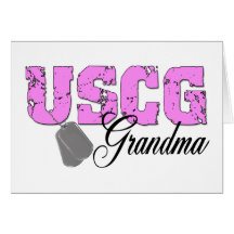 uscg99grandma2 greeting card