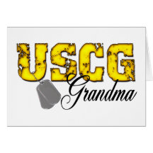 uscg99grandma greeting card