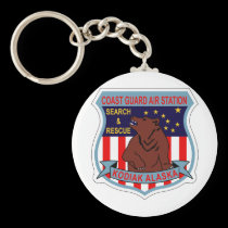 USCG Air Station Kodiak keychains